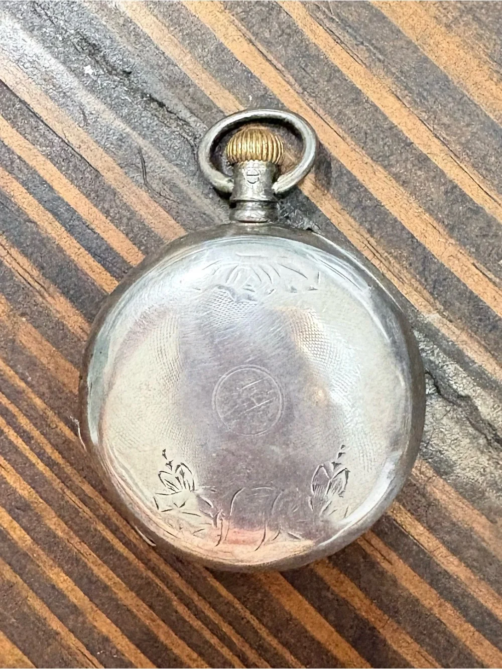 Eglin 1884 Silver-Tone Pocket Watch — Classic Men's Accessory